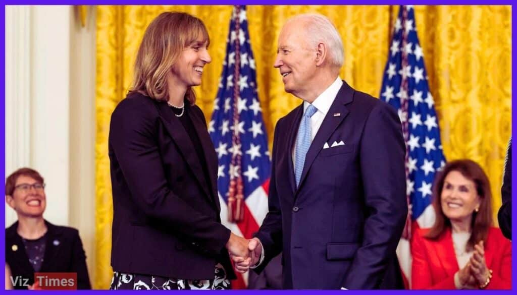 Katie Ledecky was honored with the highest civilian award in the United States.
